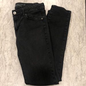 American Eagle Black Skinny Stretch Jeans - 12 L